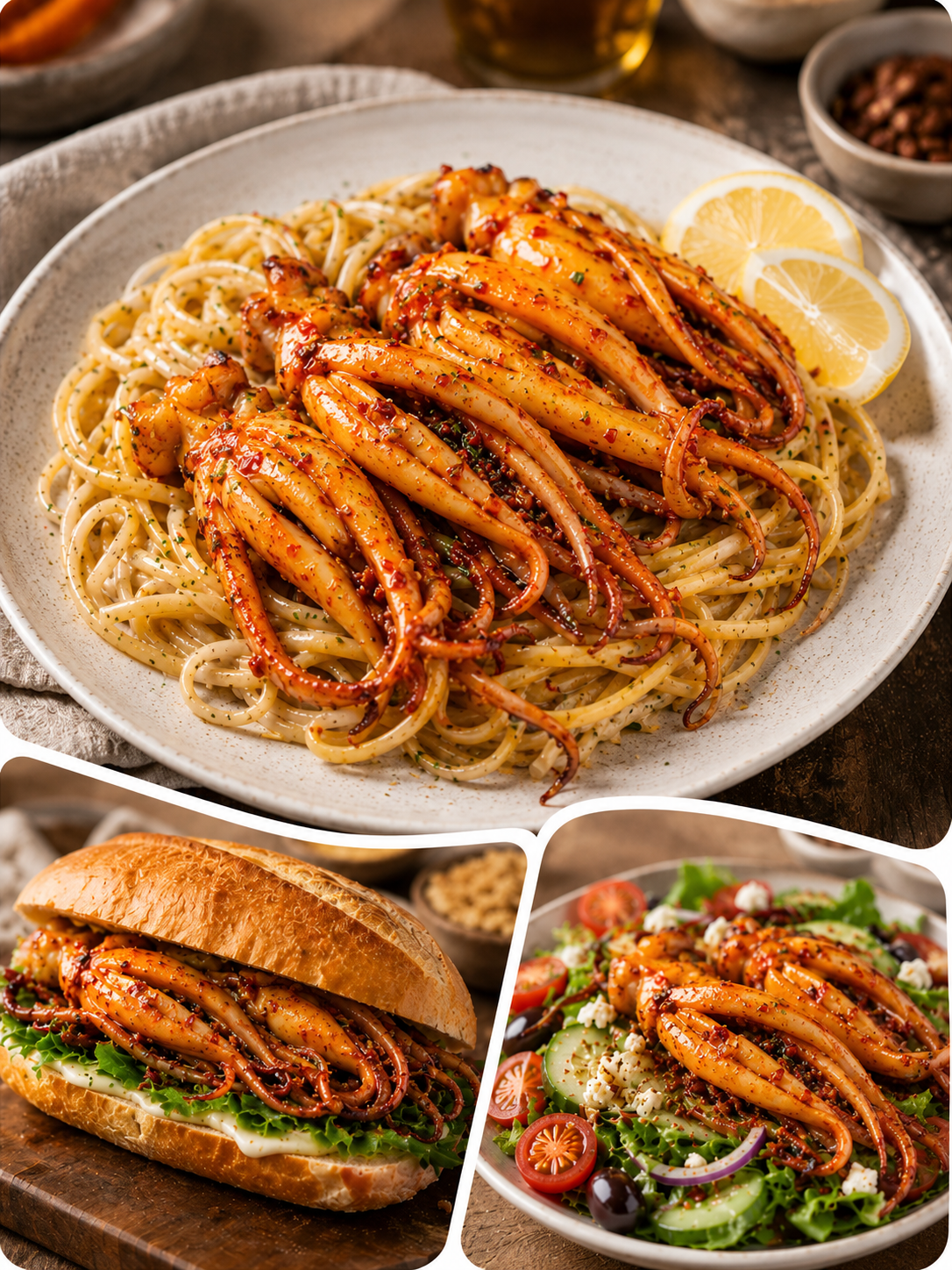 🦑BBQ Roasted Whole Squid Snack – Ready to Eat, Individually Wrapped-Lily