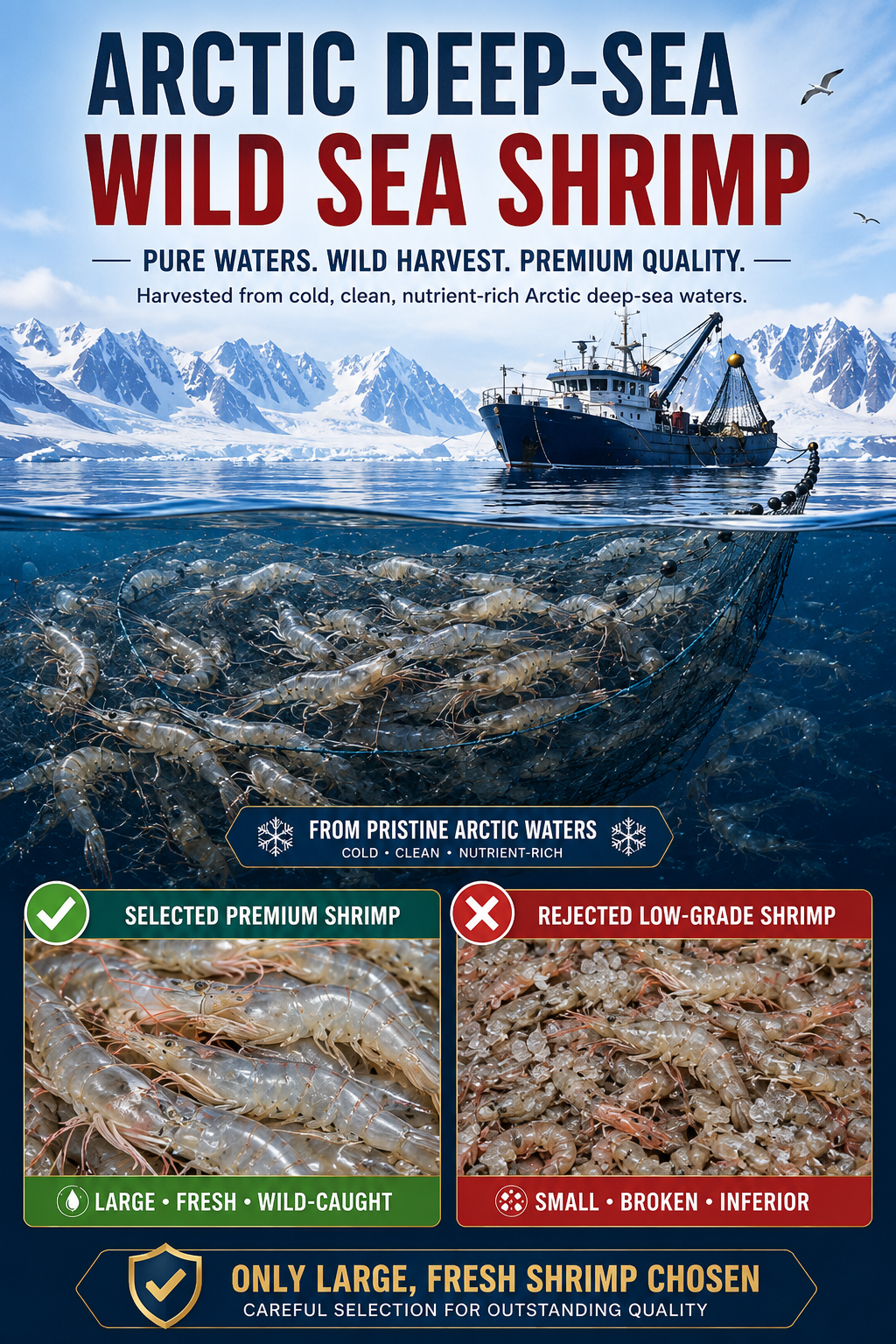 Wild-Caught Arctic Sea Shrimp – Ready-to-Eat Spicy Crispy Snack-9SLL