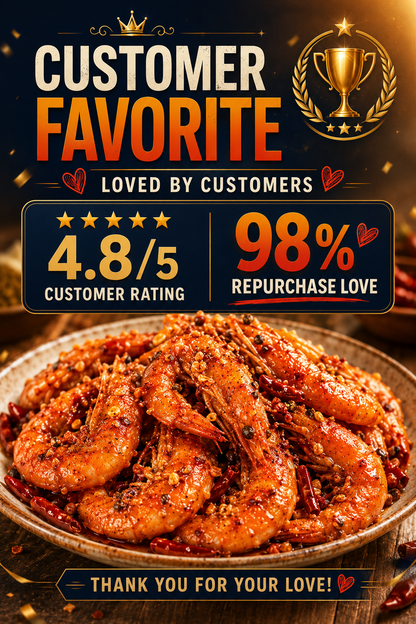 Wild-Caught Arctic Sea Shrimp – Ready-to-Eat Spicy Crispy Snack-9SLL