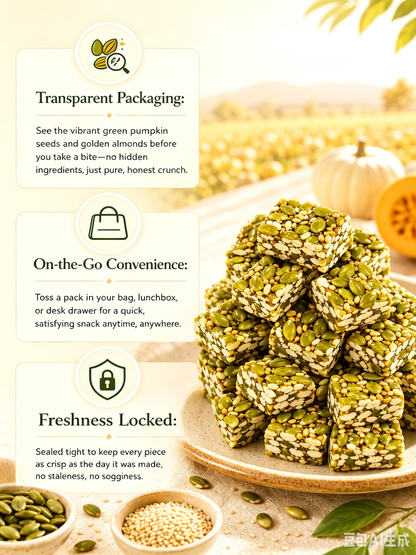 🎃Pumpkin seed brittle – naturally strengthens the kidneys and protects the bladder from the inside out-Lily