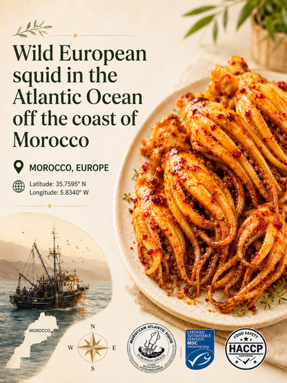 🦑BBQ Roasted Whole Squid Snack – Ready to Eat, Individually Wrapped-Lily
