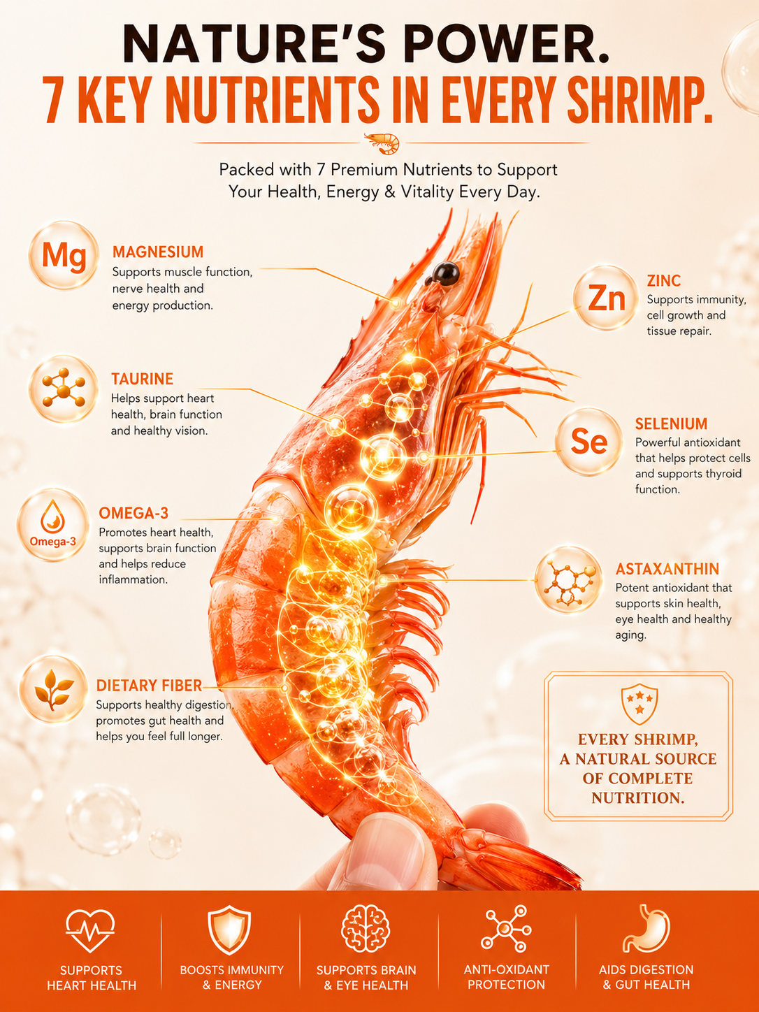 🔥 Dried Sea Shrimp ‖ No Sugar Crash, More Protein, Real Seafood Flavor-ASS1