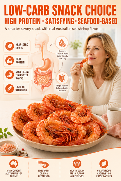 🔥 Dried Sea Shrimp ‖ No Sugar Crash, More Protein, Real Seafood Flavor-ASS1